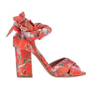 TABITHA SIMMONS X Johanna Ortiz Women's 37.5/US 7 Wrap Tie Heel Sandals Italy
